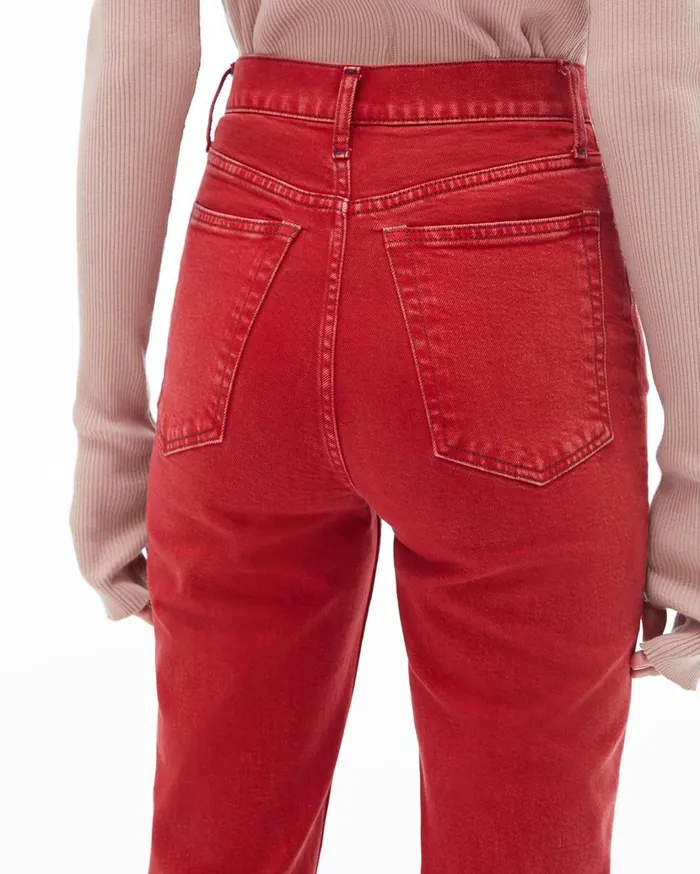 Women Femme Hi Spikes Jean Acc Oxidized Red Stone Helmut Lang Pants