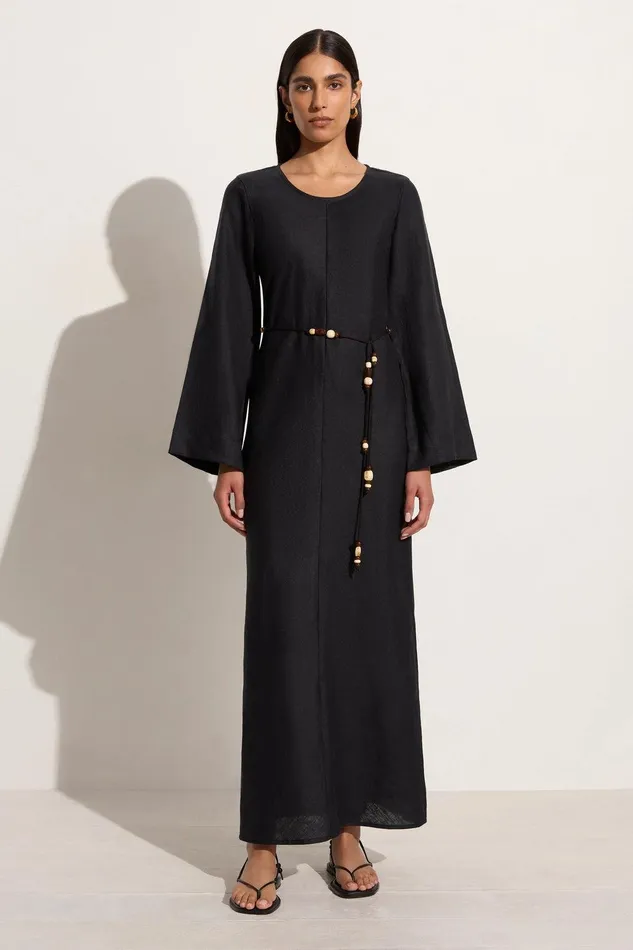 Women Galea Maxi Dress Black 8211 Final Sale Faithfull The Brand Maxi Dresses