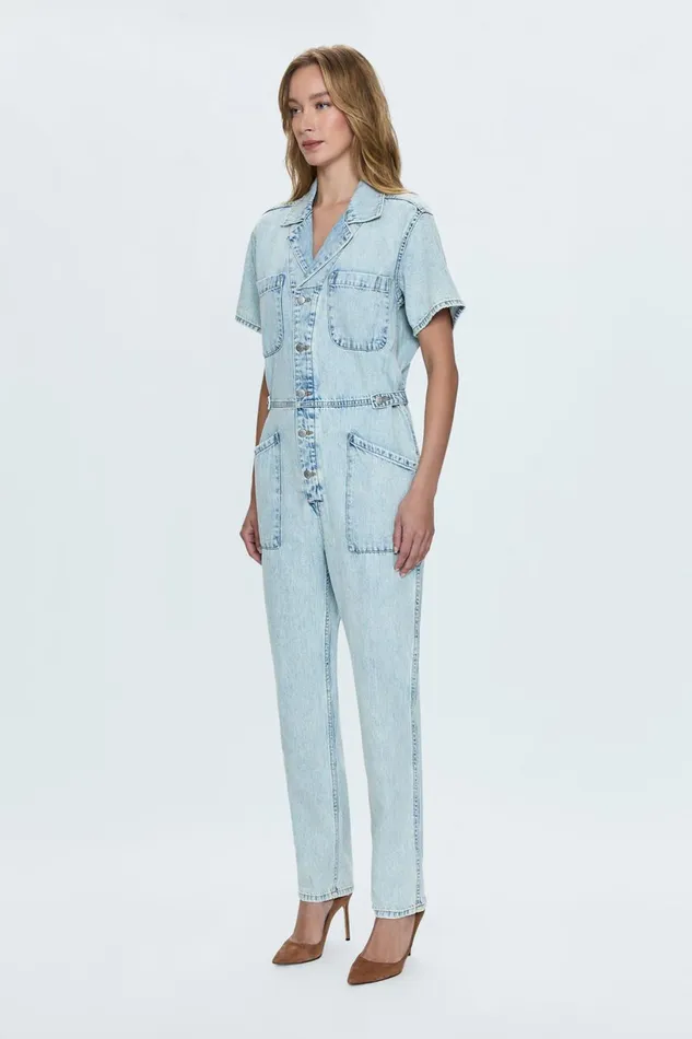 Women Grover Short Sleeve Field Suit 8211 Breeze Pistola Denim Denim