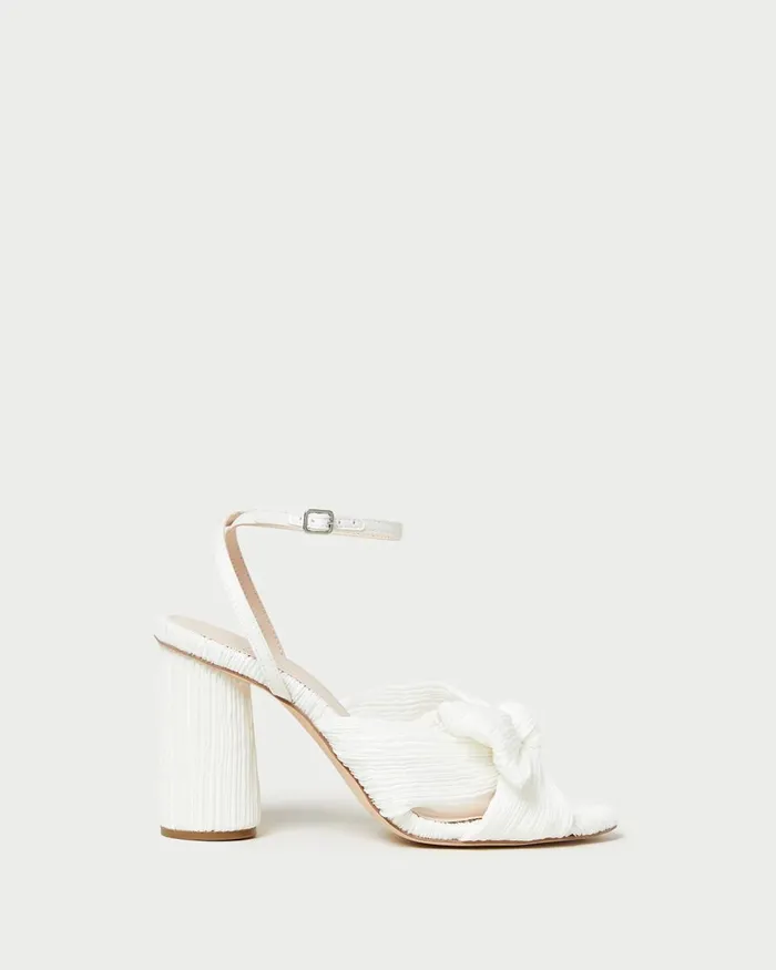 Women Heeled Sandals Loeffler Randall Camellia White Pleated Bow Heel L Heeled Sandals L Footwear Women Heeled Sandals Loeffler Randall Camellia White Pleated Bow Heel L Heeled Sandals L Footwear