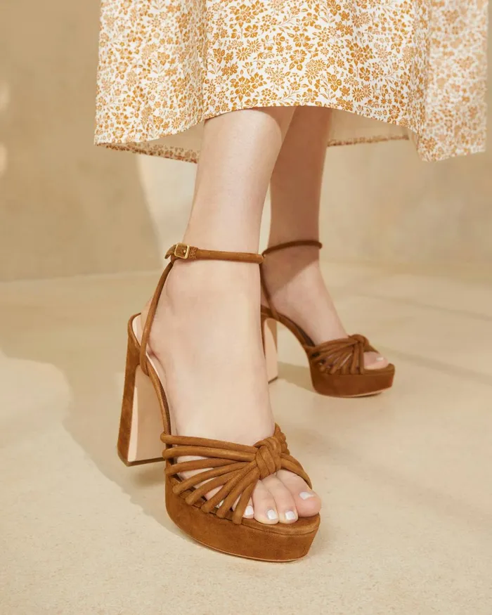 Women Heeled Sandals Loeffler Randall Rivka Cacao Knot Platform Sandal L Heeled Sandals L Footwear Women Heeled Sandals Loeffler Randall Rivka Cacao Knot Platform Sandal L Heeled Sandals L Footwear