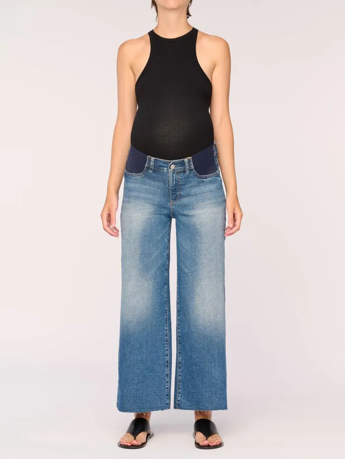 Women Hepburn Maternity Wide Leg Vintage Jeans DL1961 Maternity