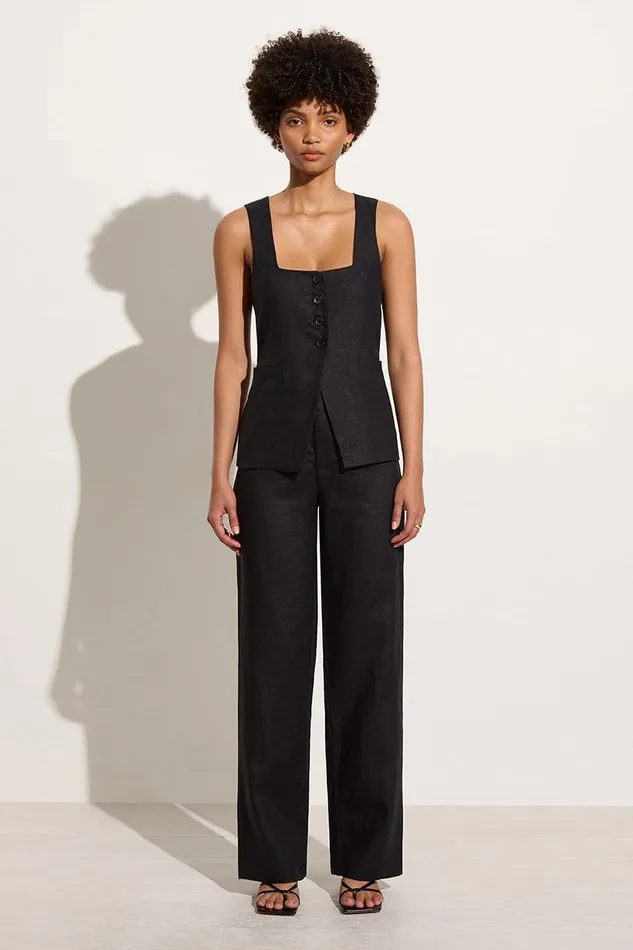 Women Isotta Pant Black Faithfull The Brand Pants Women Isotta Pant Black Faithfull The Brand Pants