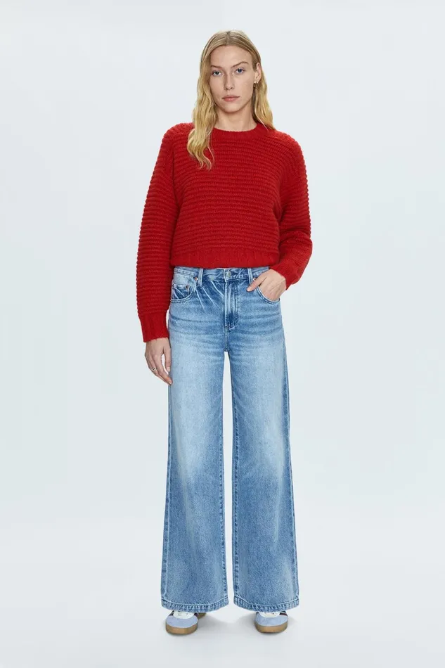Women Jadyn Low Slung Palazzo Jean 8211 Runyon Pistola Denim Denim