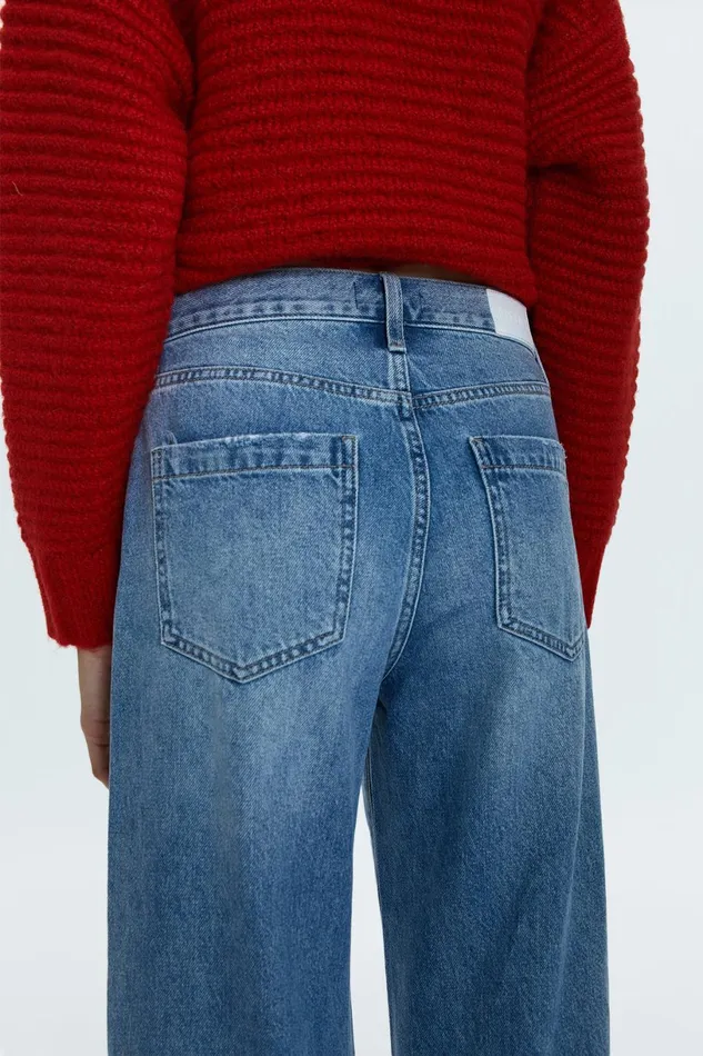 Women Jadyn Low Slung Palazzo Jean 8211 Runyon Pistola Denim Denim