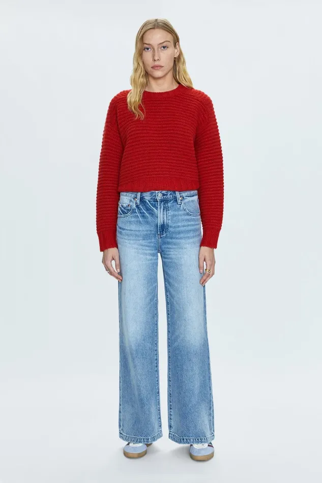 Women Jadyn Low Slung Palazzo Jean 8211 Runyon Pistola Denim Denim