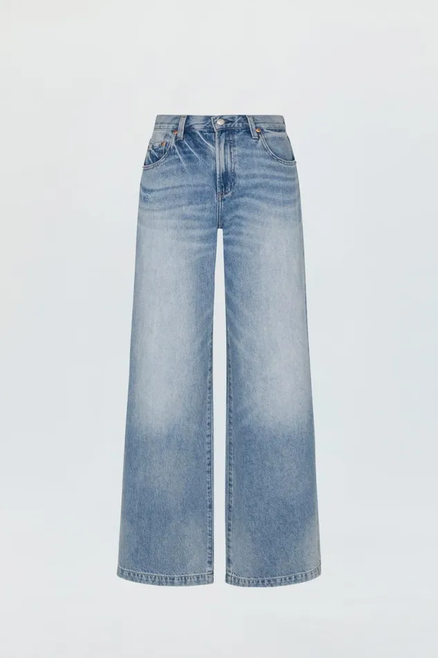 Women Jadyn Low Slung Palazzo Jean 8211 Runyon Pistola Denim Denim