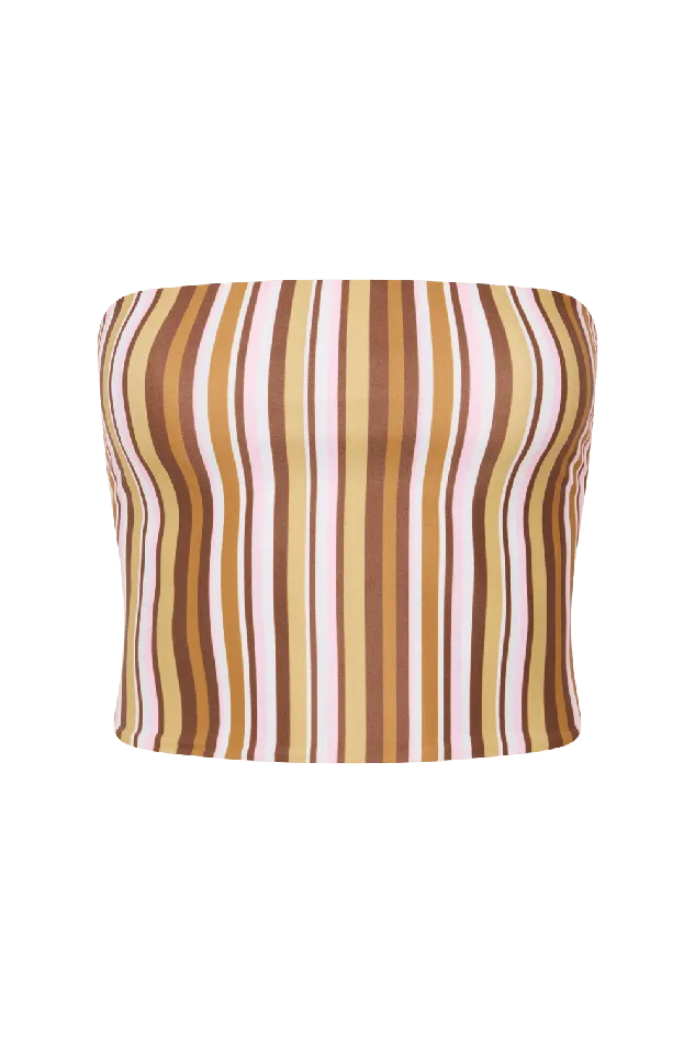 Women Jean Swim Top Terracotta Stripe Faithfull The Brand Swim Women Jean Swim Top Terracotta Stripe Faithfull The Brand Swim