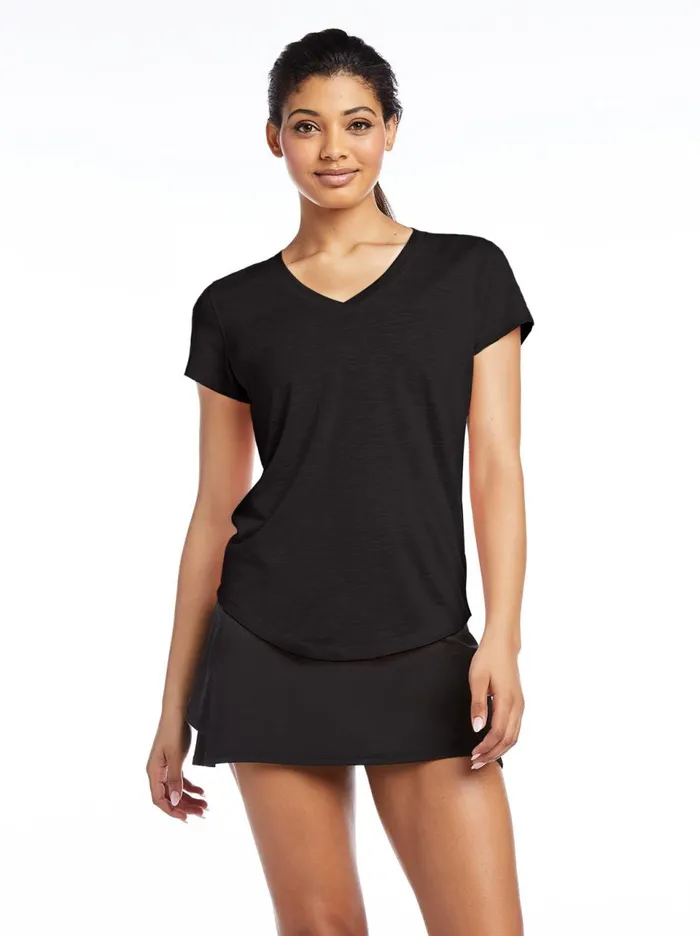 Women Loungewear Jessica Simpson Dusk Tee In Meteorite Meteorite