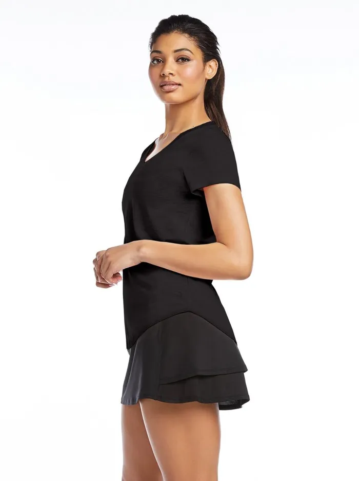 Women Loungewear Jessica Simpson Dusk Tee In Meteorite Meteorite