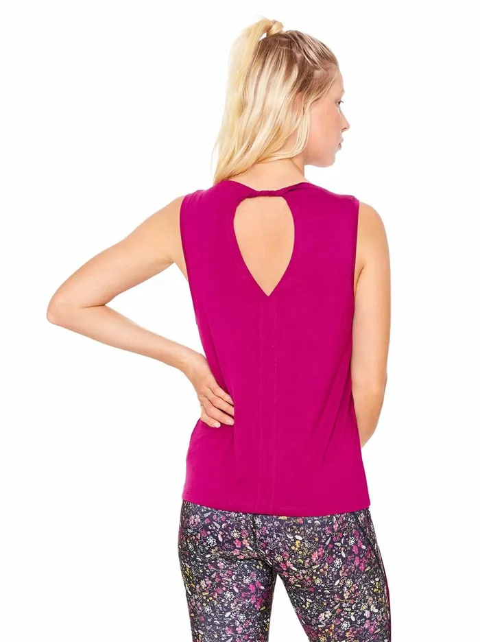 Women Loungewear Jessica Simpson Rose Tank In Magenta Lust Magenta Lust