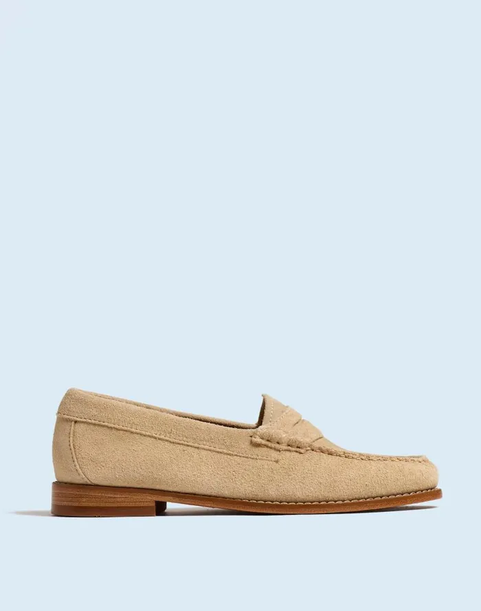 Women Madewell X GHBASS Whitney Weejuns Loafers Off White Madewell Flats and Loafers