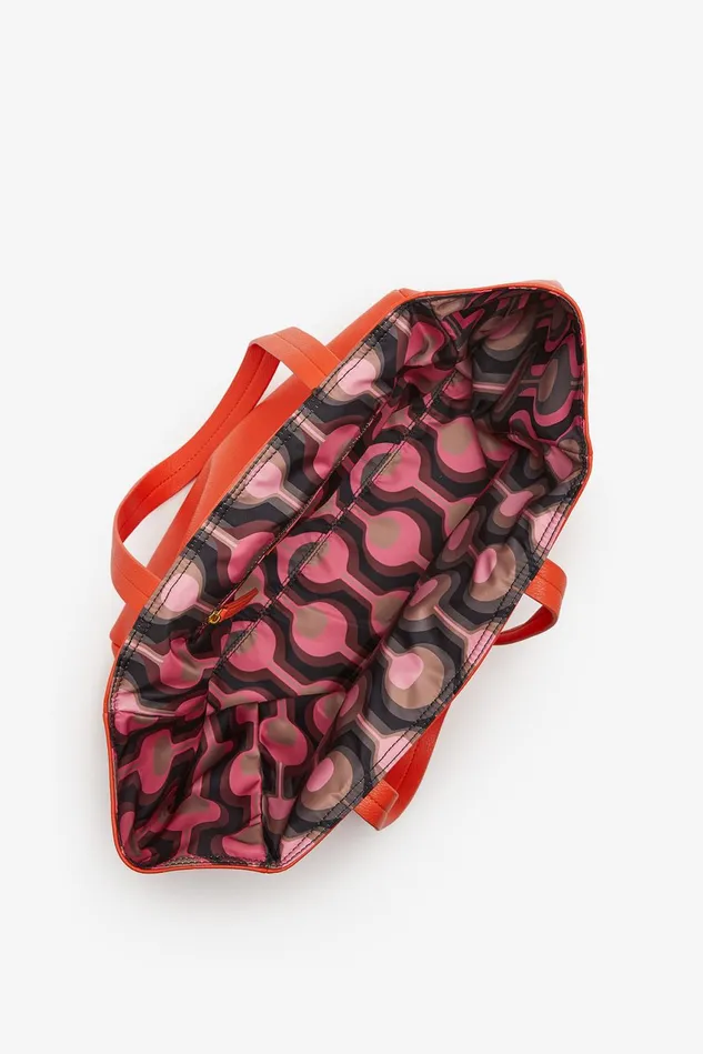 Women Malparmi Shopping Bag Double Face Shopping Bag Orange
