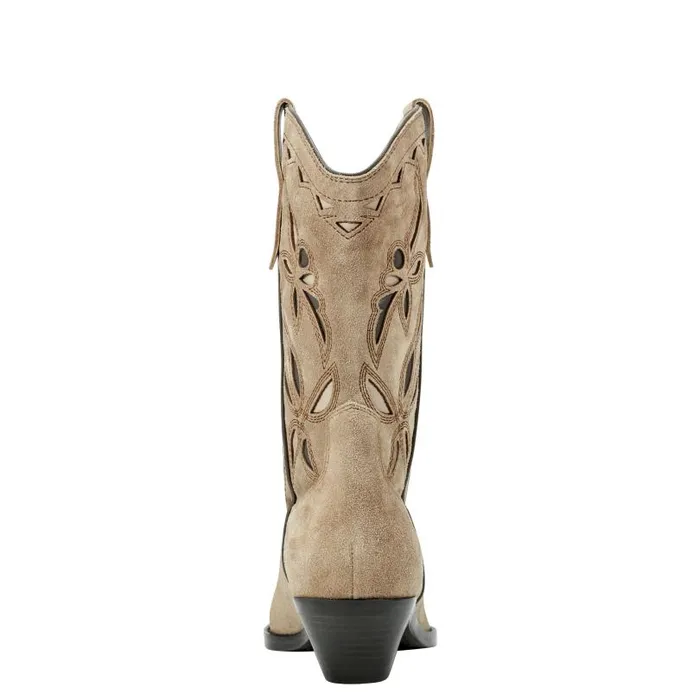 Women Marc Fisher Boots Trista Western Boot Natural Suede