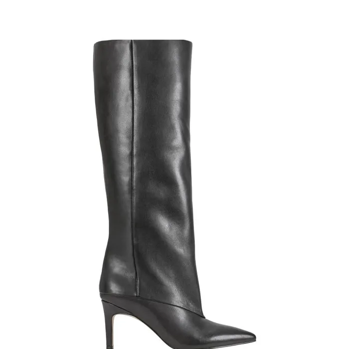 Women Marc Fisher Dress Boots Gentle Dress Boot Black Leather