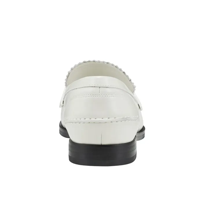 Women Marc Fisher Loafers and Flats Milton Loafer Chic Cream