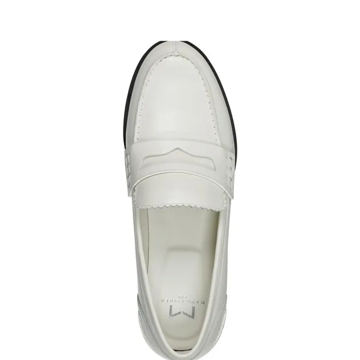 Women Marc Fisher Loafers and Flats Milton Loafer Chic Cream