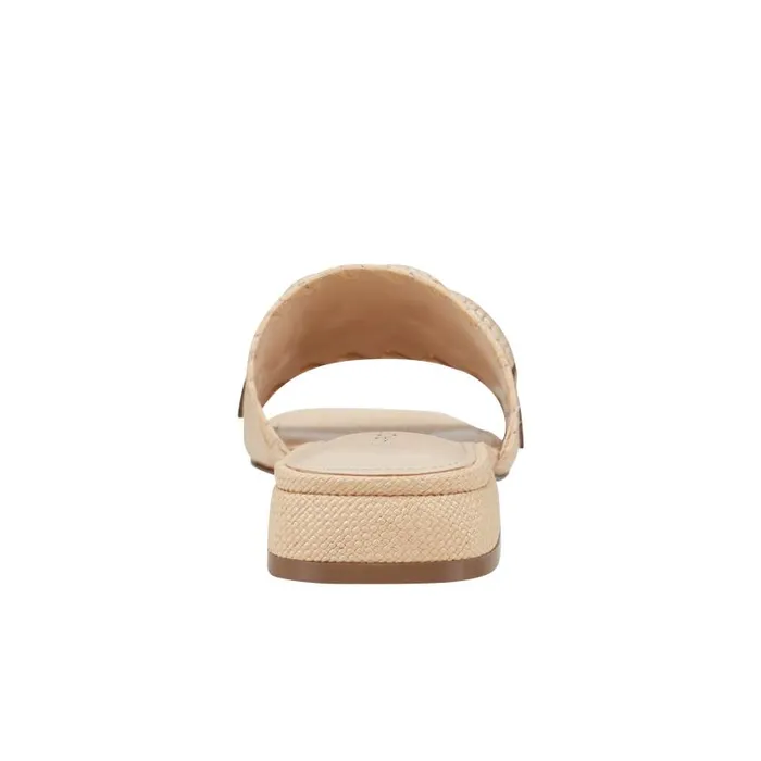 Women Marc Fisher Mules and Slides Myami Slide Sandal Light Natural