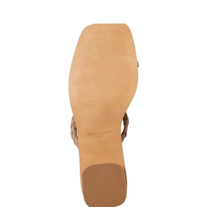 Women Marc Fisher Sandals Thoral Block Heel Sandal Light Natural