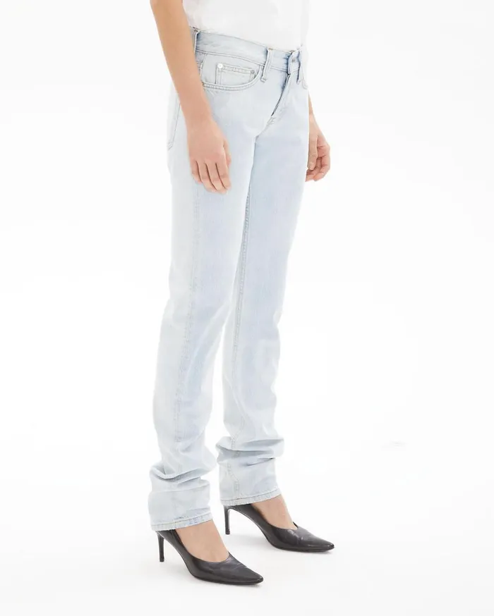 Women Masc Lo Drainpipe Jeans Acc Flat Bleach Indigo Helmut Lang Pants