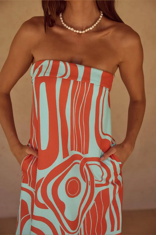 Women Maxi Dresses Runaway The Label PHAEDRA MAXI DRESS Alba Print