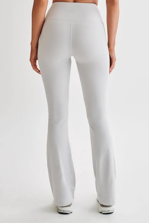 Women Meshki Bottoms Jesse Flared Yoga Pants 8211 Ice Grey