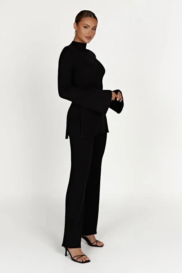 Women Meshki Bottoms Jovie Knit Pants 8211 Black Women Meshki Bottoms Jovie Knit Pants 8211 Black