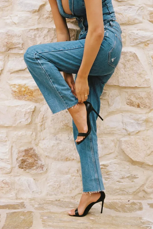Women Meshki Bottoms Tina Mom Jean 8211 70039S Blue