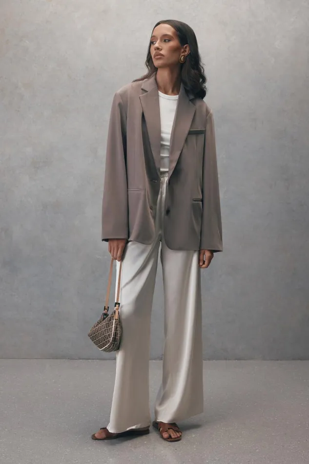 Women Meshki Outerwear Simone Oversized Blazer 8211 Coco