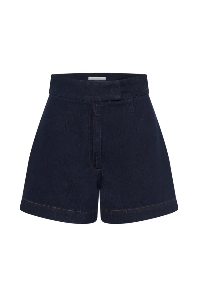 Women Meshki Sets Abel Denim Shorts 8211 Indigo Blue