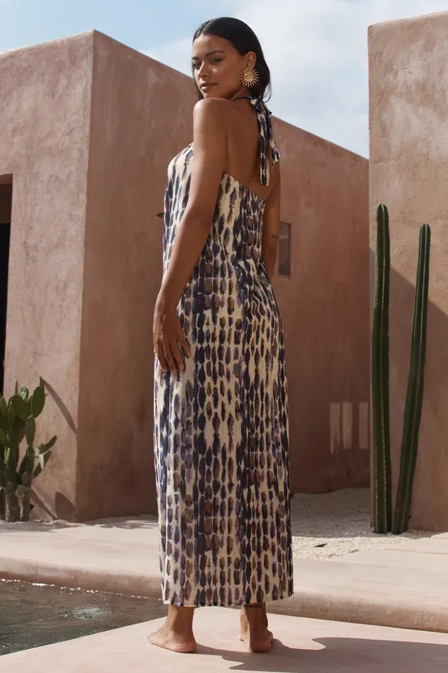 Women Midi Dresses Runaway The Label TANAH MIDI DRESS Tanah Print