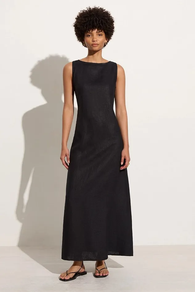 Women Nahna Maxi Dress Black 8211 Final Sale Faithfull The Brand Dresses