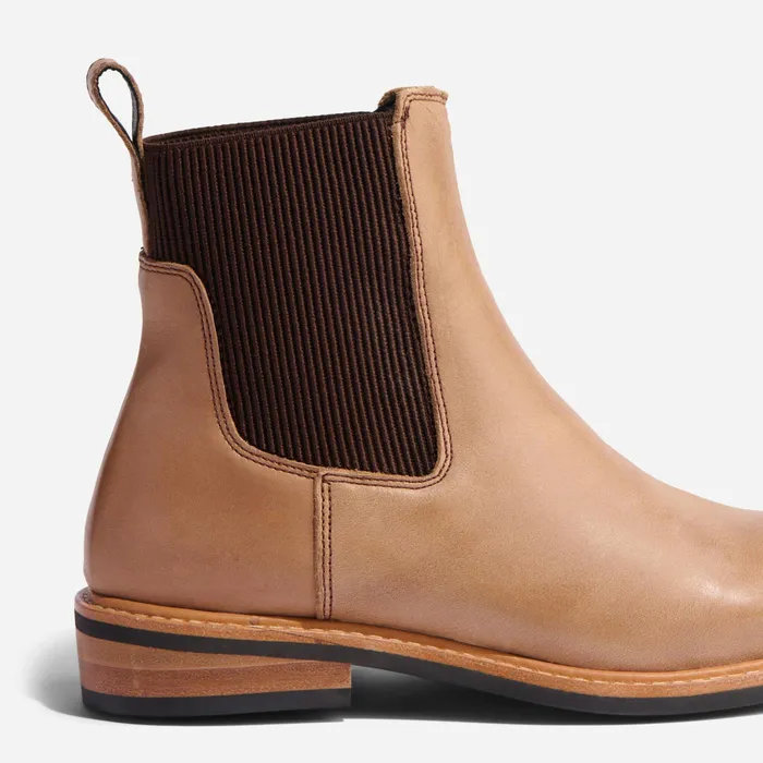 Women Nisolo Boots Carmen Chelsea Boot Almond