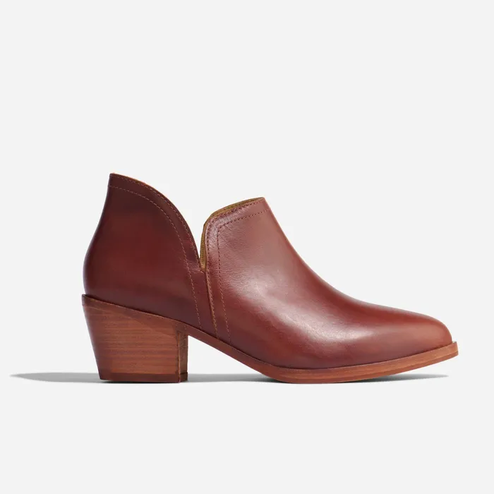 Women Nisolo Boots Mia Everyday Ankle Bootie Auburn