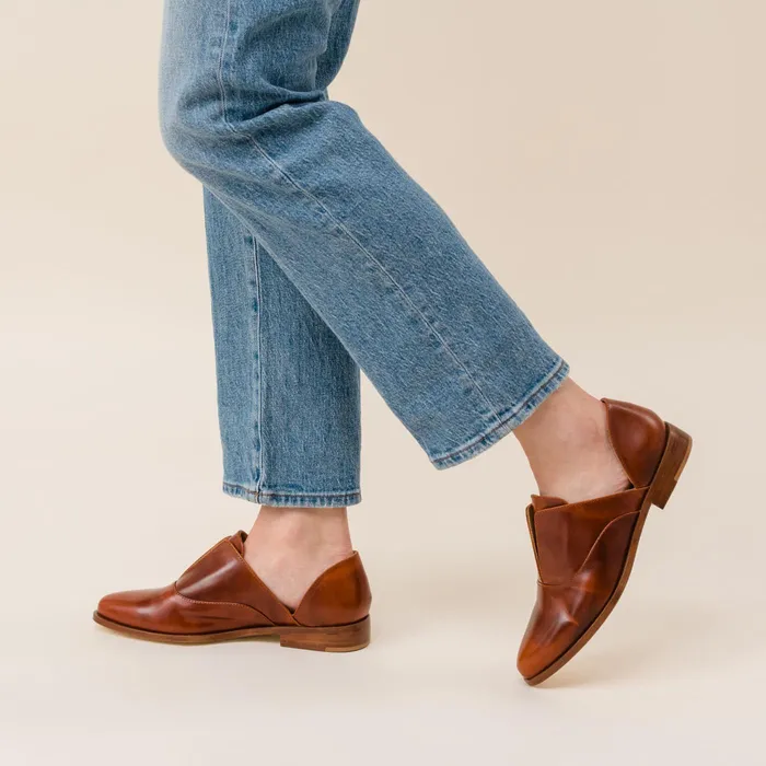 Women Nisolo Loafers and Mules Emma D039Orsay Oxford 20 Brandy