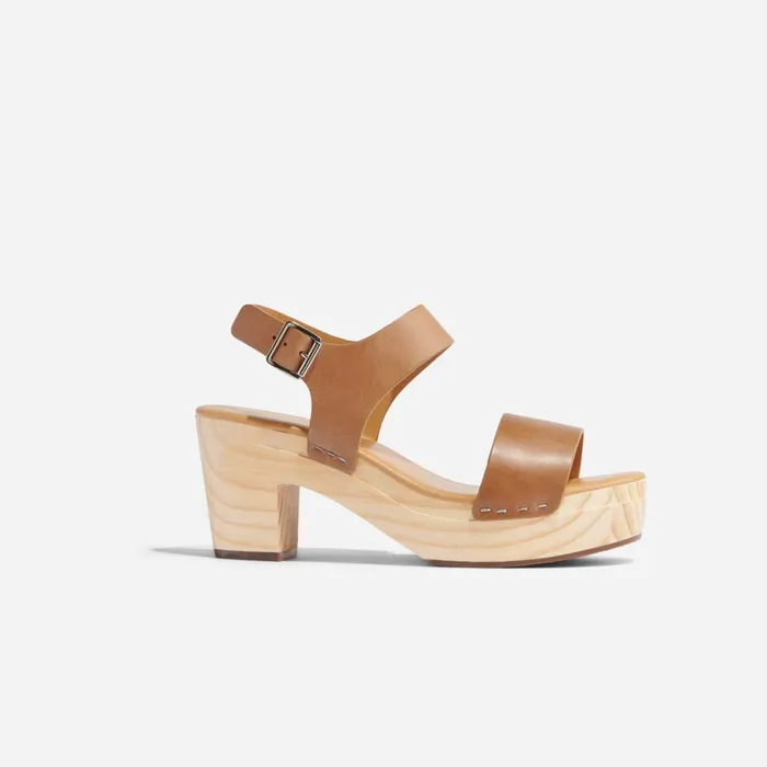 Women Nisolo Sandals AllDay Open Toe Clog Almond