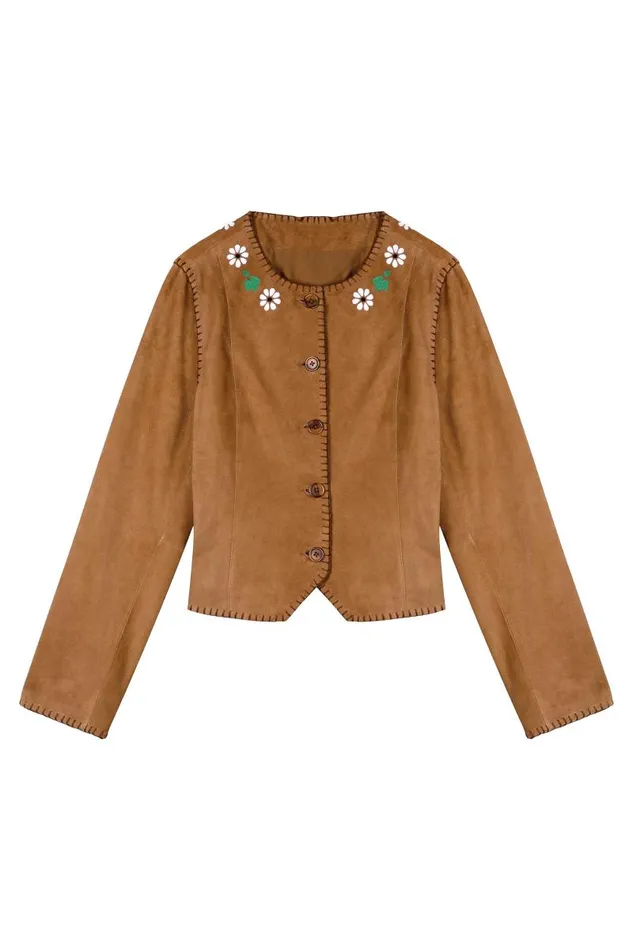 Women Outerwear RIXO Marianne Tan Women Outerwear RIXO Marianne Tan