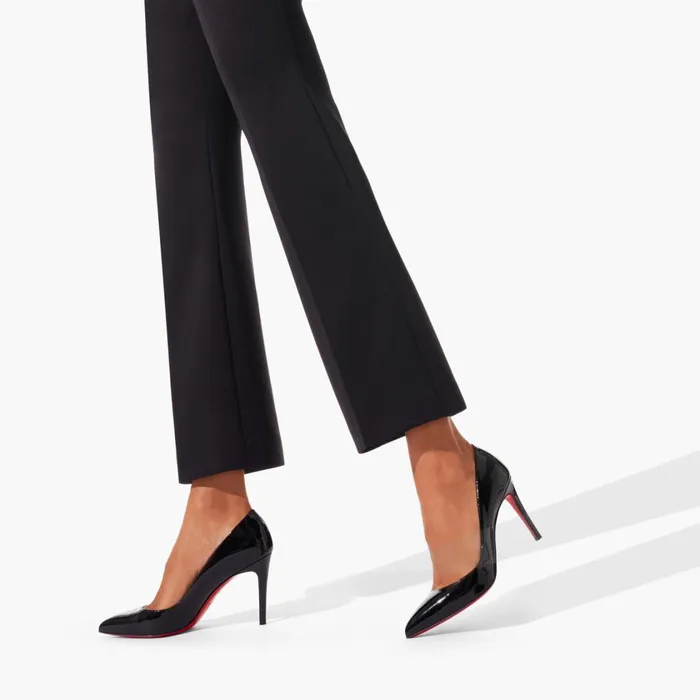Women Pigalle 85 Mm Pumps 8211 Patent Calf Leather 8211 Black Black Christian Louboutin Pumps