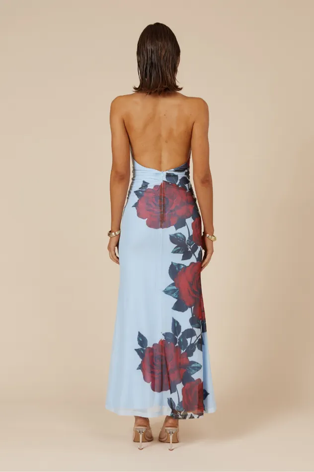 Women Race Day Dresses Runaway The Label ANTONIE MAXI DRESS Red Rose