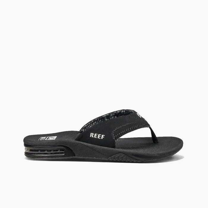 Women Reef Flip Flops Fanning Black