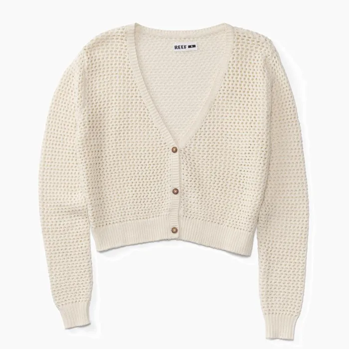 Women Reef Hoodies Sweaters and Jackets Mika Knit Cardigan Marshmallow Women Reef Hoodies Sweaters and Jackets Mika Knit Cardigan Marshmallow
