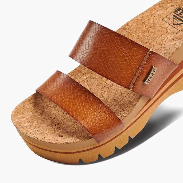 Women Reef Sandals Cushion Vista Higher Cognac Women Reef Sandals Cushion Vista Higher Cognac