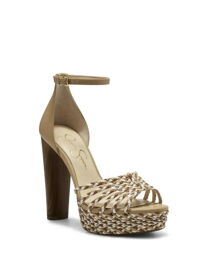 Women Sandals Jessica Simpson Ilita Platform Sandal In Vanilla Vanilla Combo