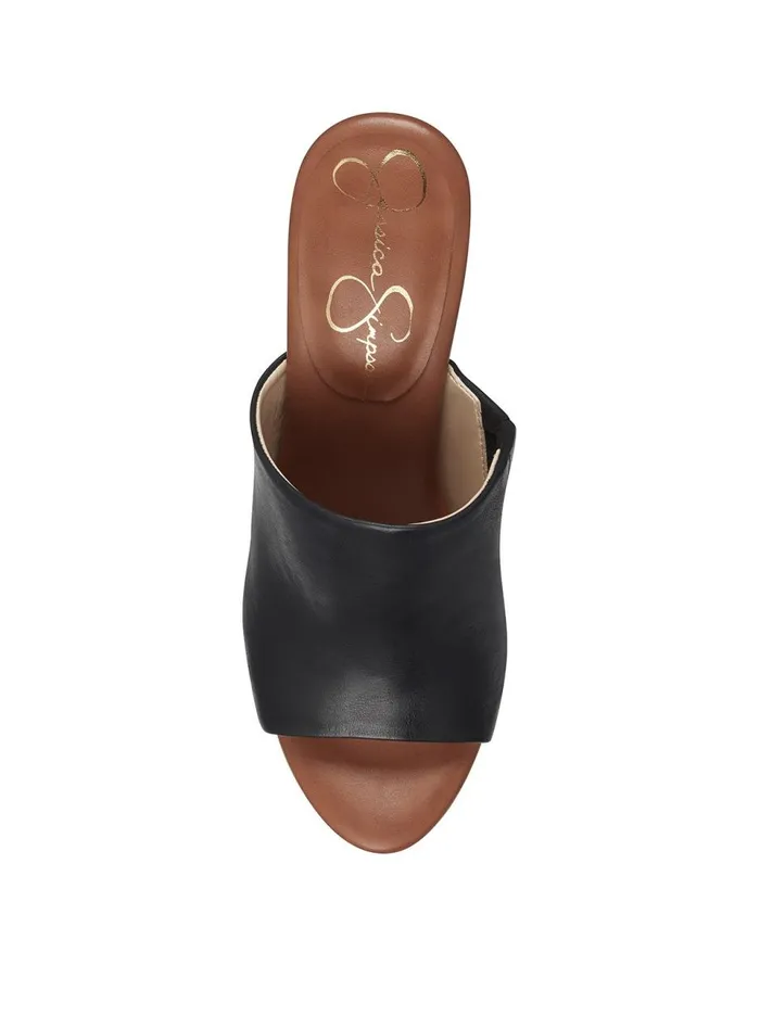Women Sandals Jessica Simpson Shelbie Platform Slide In Black Black