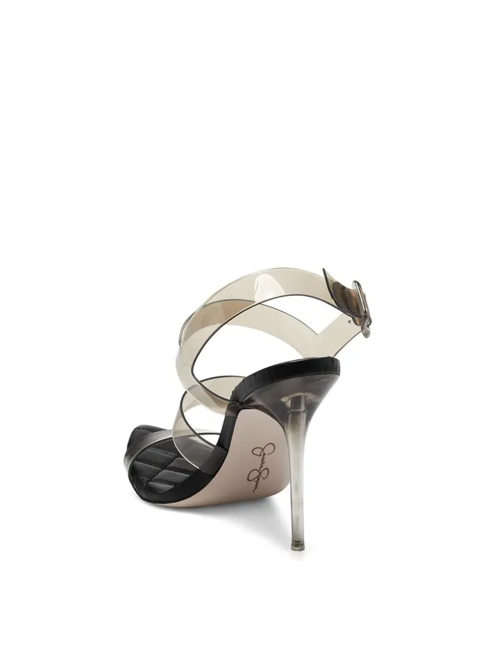 Women Sandals Jessica Simpson Wavie High Heel In Smoke Smoke