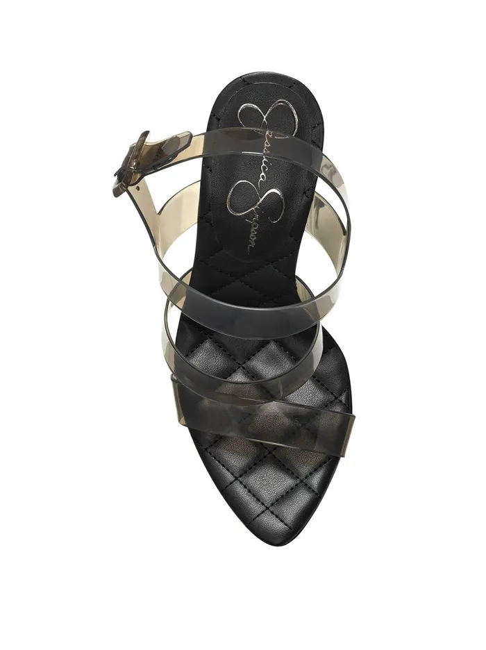 Women Sandals Jessica Simpson Wavie High Heel In Smoke Smoke