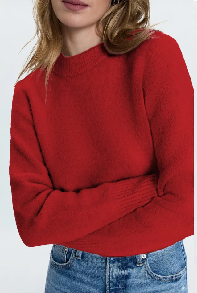 Women Sara Sweater 8211 Rouge Pistola Denim Sweaters and Knits