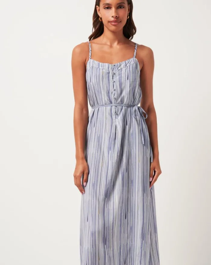 Women SAVANNA TANK DRESS Indigo Multi TravisMathew Dresses