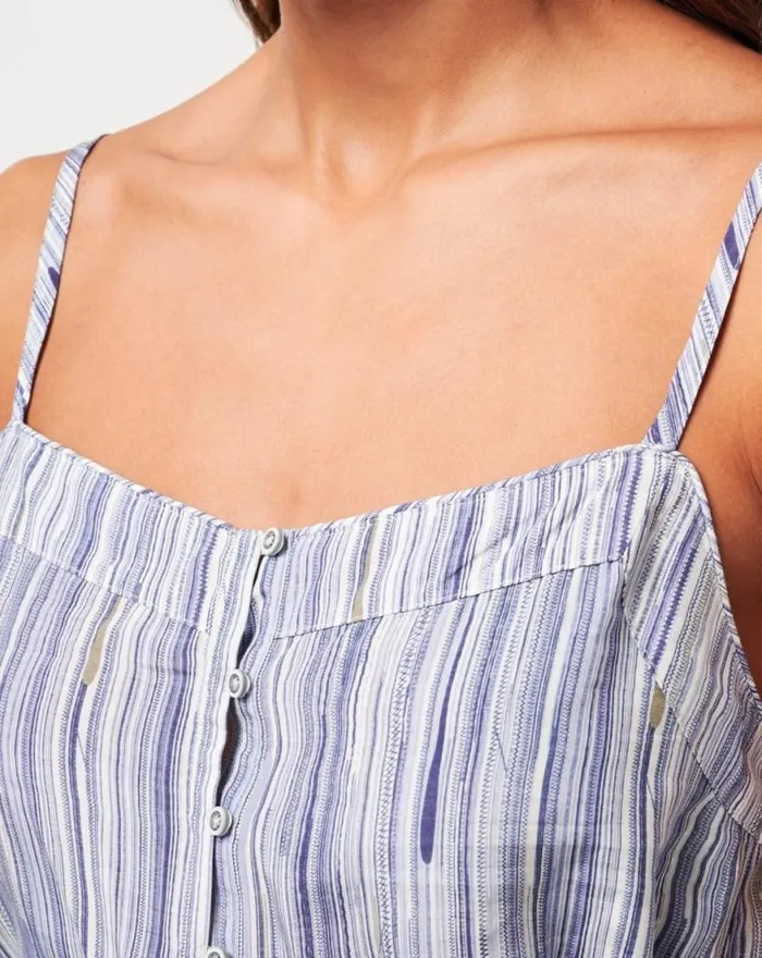 Women SAVANNA TANK DRESS Indigo Multi TravisMathew Dresses