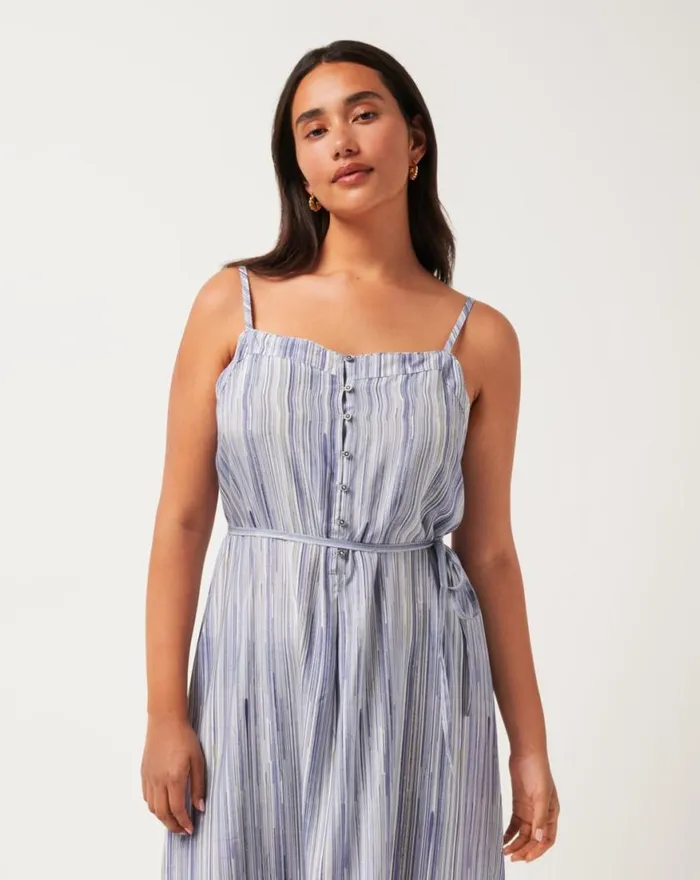 Women SAVANNA TANK DRESS Indigo Multi TravisMathew Dresses